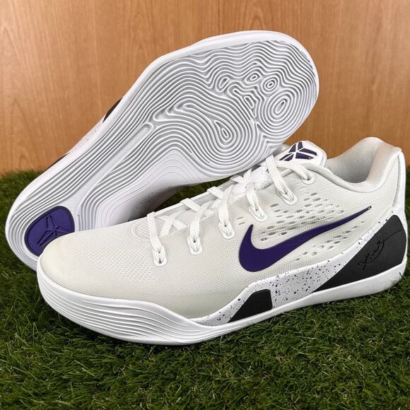 Nike Kobe 9 Elite Low EM Protro White Court Purple IH1401-100 Men\'s Size 9.5 main image 9